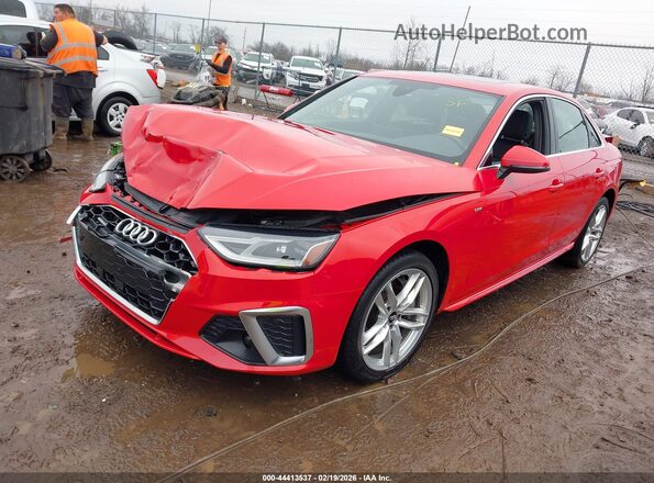 WAUDNAF44LN012420 2020 AUDI OTHER Red წინა მარცხენა ხედი სამი მეოთხედიდან