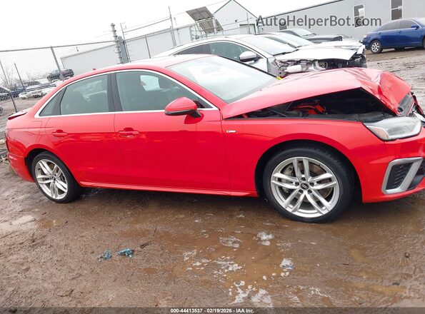 WAUDNAF44LN012420 2020 AUDI OTHER Red უკანა სალონის ხედი
