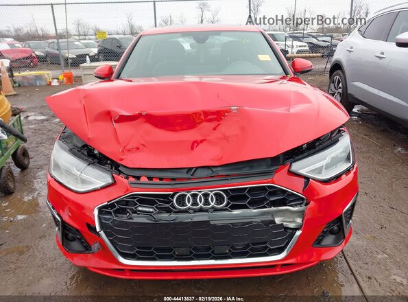 WAUDNAF44LN012420 2020 AUDI OTHER Red ხელსაწყოთა პანელის ხედი