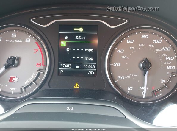 WAUE1GFF7LA100924 2020 AUDI S3 Gray Widok tylnych siedzeń
