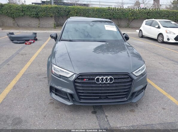WAUE1GFF7LA100924 2020 AUDI S3 Gray Widok wnętrza z tyłu