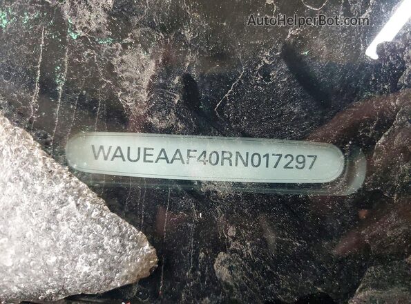 WAUEAAF40RN017297 2024 AUDI OTHER Black Вид підкапотного простору