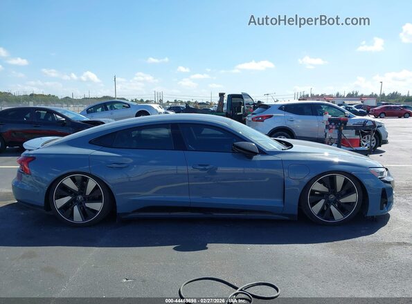 WAUEJBFW3R7001803 2024 AUDI E-TRON Blue Սալոնի հետևի տեսք