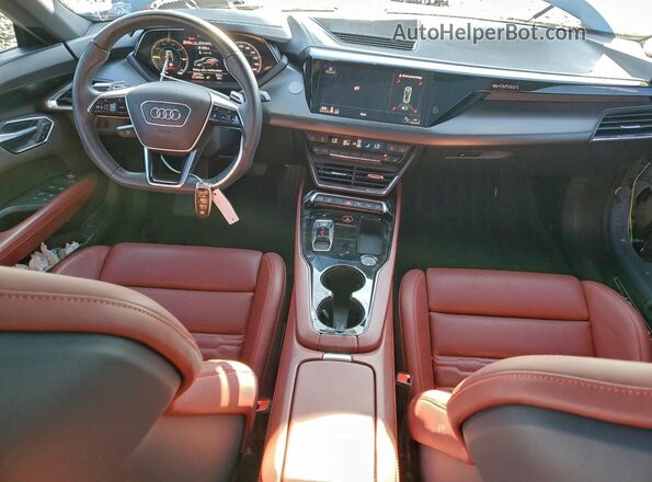 WAUEJBFW4N7005093 2022 AUDI E-TRON Gray წინა პანელის ხედი