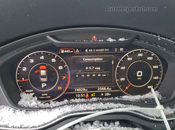 WAUENAF4XKA073393 2019 AUDI OTHER Gray 