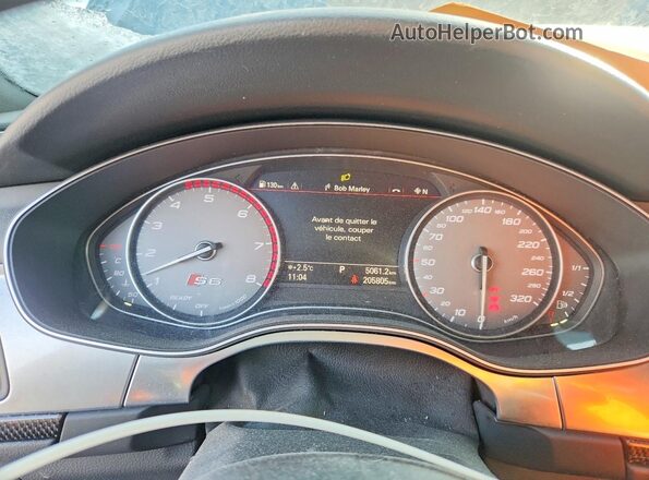 WAUFFAFC1HN099584 2017 AUDI S6 Gray Вид щитка приладів