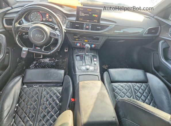WAUFFAFC1HN099584 2017 AUDI S6 Gray Вид панелі приладів