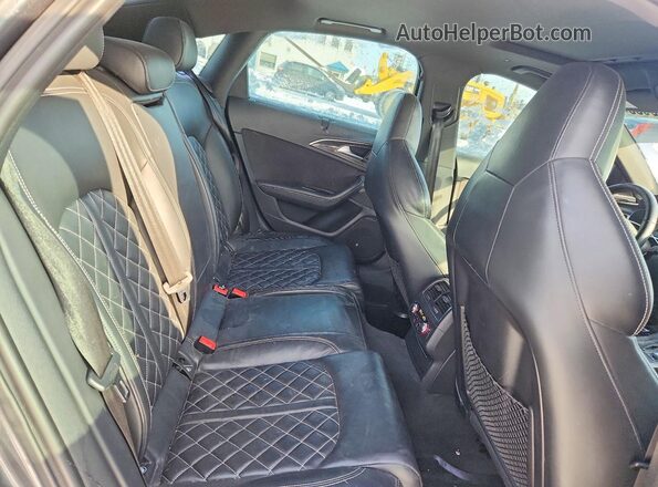 WAUFFAFC1HN099584 2017 AUDI S6 Gray Вид задніх сидінь