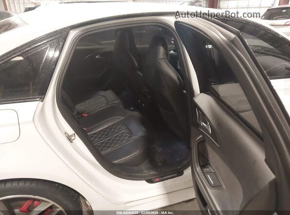 WAUFFAFC4HN123148 2017 AUDI S6 Белый Вид наклейки с VIN-кодом