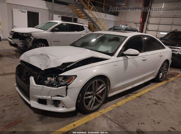 WAUFFAFC4HN123148 2017 AUDI S6 Белый Передняя левая четверть