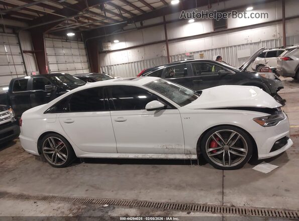 WAUFFAFC4HN123148 2017 AUDI S6 Белый Вид задней части салона
