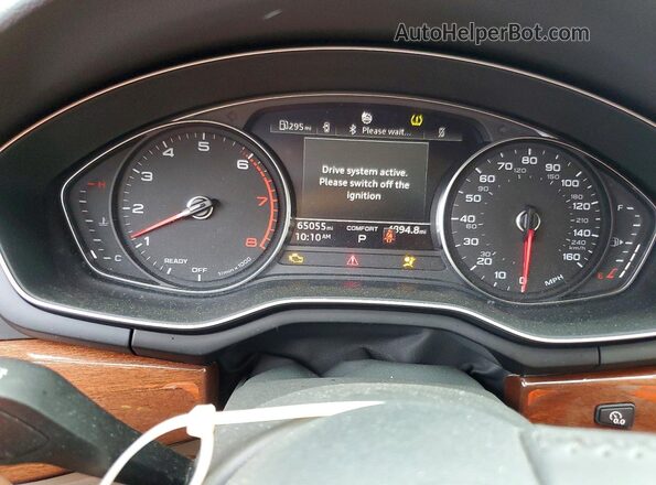 WAUGMAF4XLN005133 2020 AUDI OTHER Black Вид щитка приладів