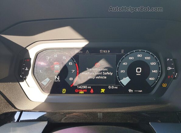 WAUGUDGY7SA047087 2025 AUDI OTHER White Вид щитка приладів