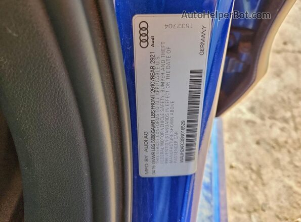 WAUH2AFC3GN016529 2016 AUDI S6 Blue 