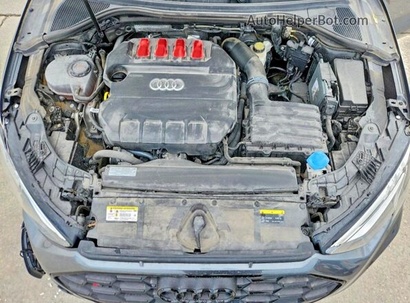 WAUH3DGY0NA002987 2022 AUDI S3 Серый Вид задней части салона