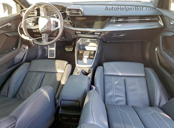 WAUH3DGY0PA044837 2023 AUDI S3 Black Առջևի վահանակի տեսք