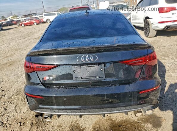 WAUH3DGY0PA044837 2023 AUDI S3 Black Հետևի տեսք