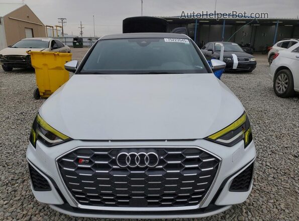 WAUH3DGY2PA099287 2023 AUDI S3 White Vista frontal
