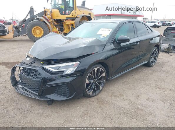 WAUH3DGY2PA135785 2023 AUDI S3 Black Przód lewy