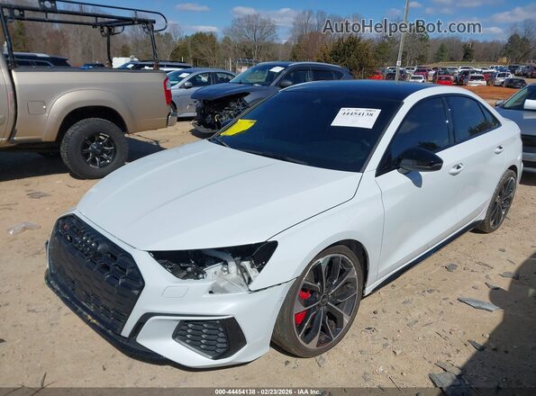 WAUH3DGY6RA048619 2024 AUDI S3 Белый Передняя левая четверть