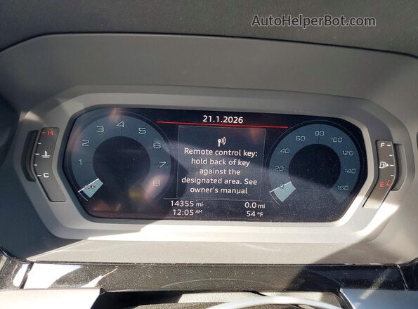 WAUH3DGY8PA033701 2023 AUDI S3 Black Widok zestawu wskaźników