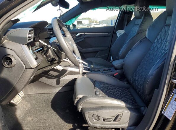 WAUH3DGY8PA033701 2023 AUDI S3 Black Widok wnętrza z przodu