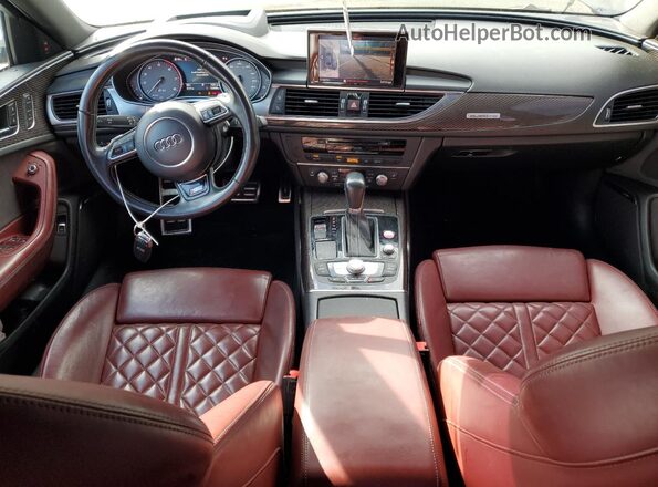 WAUHFAFC1JN015567 2018 AUDI S6 Black Dashboard view