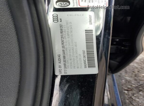 WAUHFAFC1JN015567 2018 AUDI S6 Black Engine compartment view