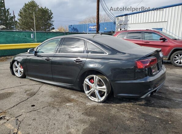 WAUHFAFC1JN015567 2018 AUDI S6 Black Rear left