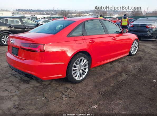 WAUHFAFC6HN022332 2017 AUDI S6 Red Tył prawy