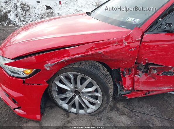 WAUHFAFC6HN022332 2017 AUDI S6 Red Widok z przodu