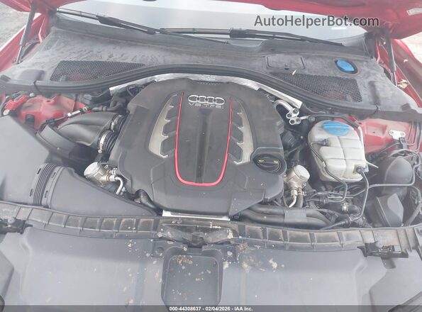 WAUHFAFC6HN022332 2017 AUDI S6 Red Widok z tyłu