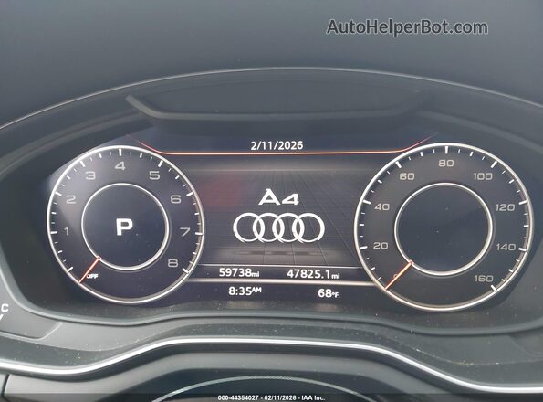 WAUHMAF41KN006402 2019 AUDI OTHER White უკანა სავარძლების ხედი