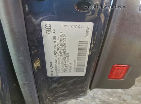 WAUK3BF2XRN048607 2024 AUDI OTHER Серый Вид наклейки с VIN-кодом