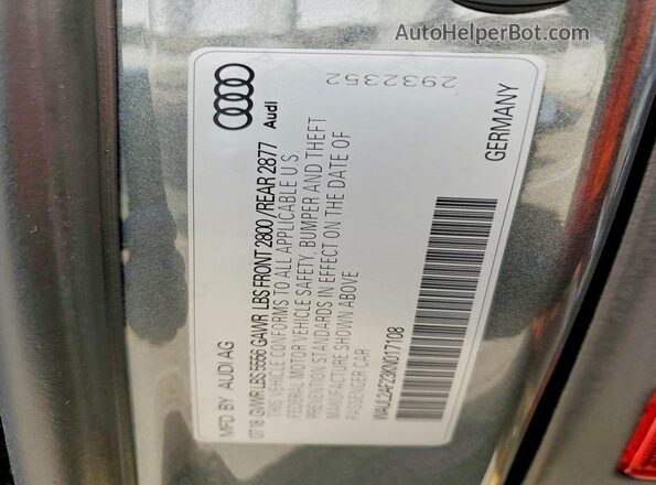 WAUL2AF23KN017108 2019 AUDI OTHER Угольный 