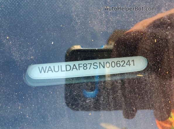 WAULDAF87SN006241 2025 AUDI OTHER White 