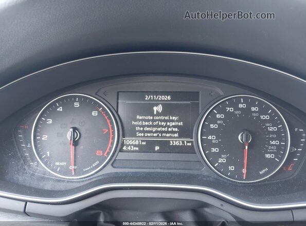 WAULNAF44HN036820 2017 AUDI OTHER Blue Rear seats view