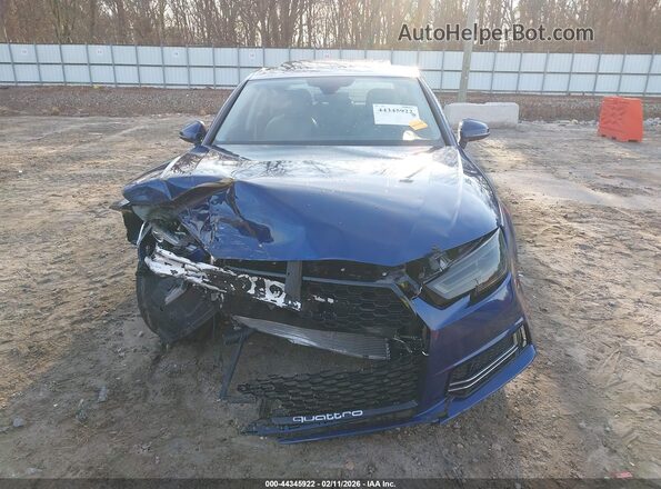 WAULNAF44HN036820 2017 AUDI OTHER Blue Instrument cluster view