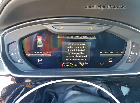 WAULSAF86RN005209 2024 AUDI S8 Black Instrument cluster view
