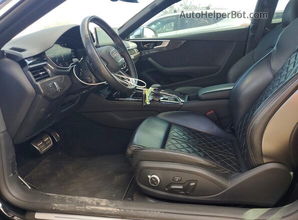WAUP4AF50PA069686 2023 AUDI S5 Black წინა სალონის ხედი