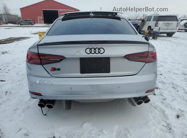 WAUR4AF54JA106397 2018 AUDI S5 Серебряный Вид сзади