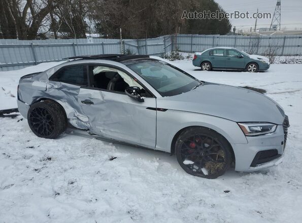 WAUR4AF54JA106397 2018 AUDI S5 Серебряный Передняя правая четверть