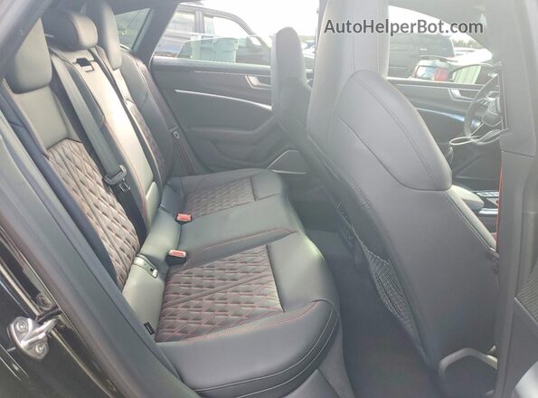 WAUSFBF29SN005535 2025 AUDI S7 Black უკანა სავარძლების ხედი