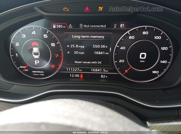 WAUTNAF53JA070818 2018 AUDI OTHER White Vista de los asientos traseros