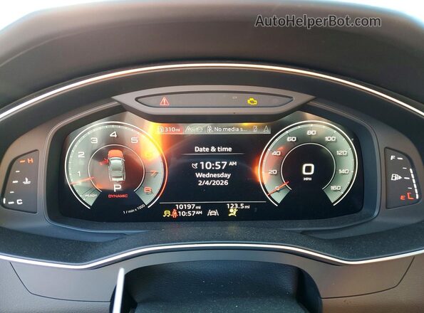 WAUV2BF24SN017603 2025 AUDI OTHER Gray Սարքավորումների վահանակի տեսք