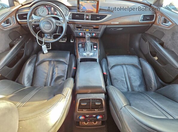 WAUW2AFC2GN064515 2016 AUDI S7 Black წინა პანელის ხედი