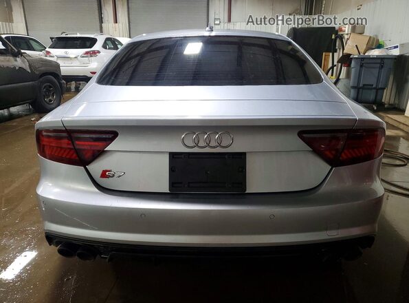 WAUW2AFC3GN022211 2016 AUDI S7 Silver Вид ззаду