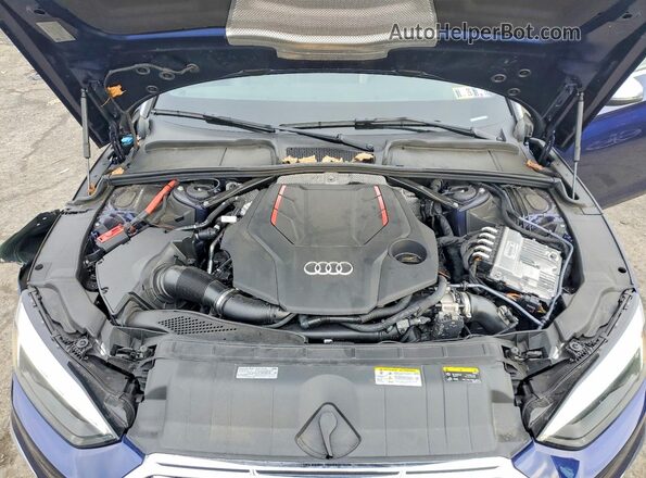 WAUW4GF52PN001476 2023 AUDI S5 Blue Widok wnętrza z tyłu