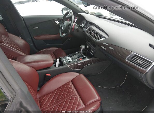 WAUWFAFC1HN059571 2017 AUDI S7 Gray Widok wnętrza z przodu