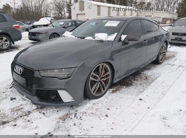 WAUWFAFC1HN059571 2017 AUDI S7 Gray Przód lewy